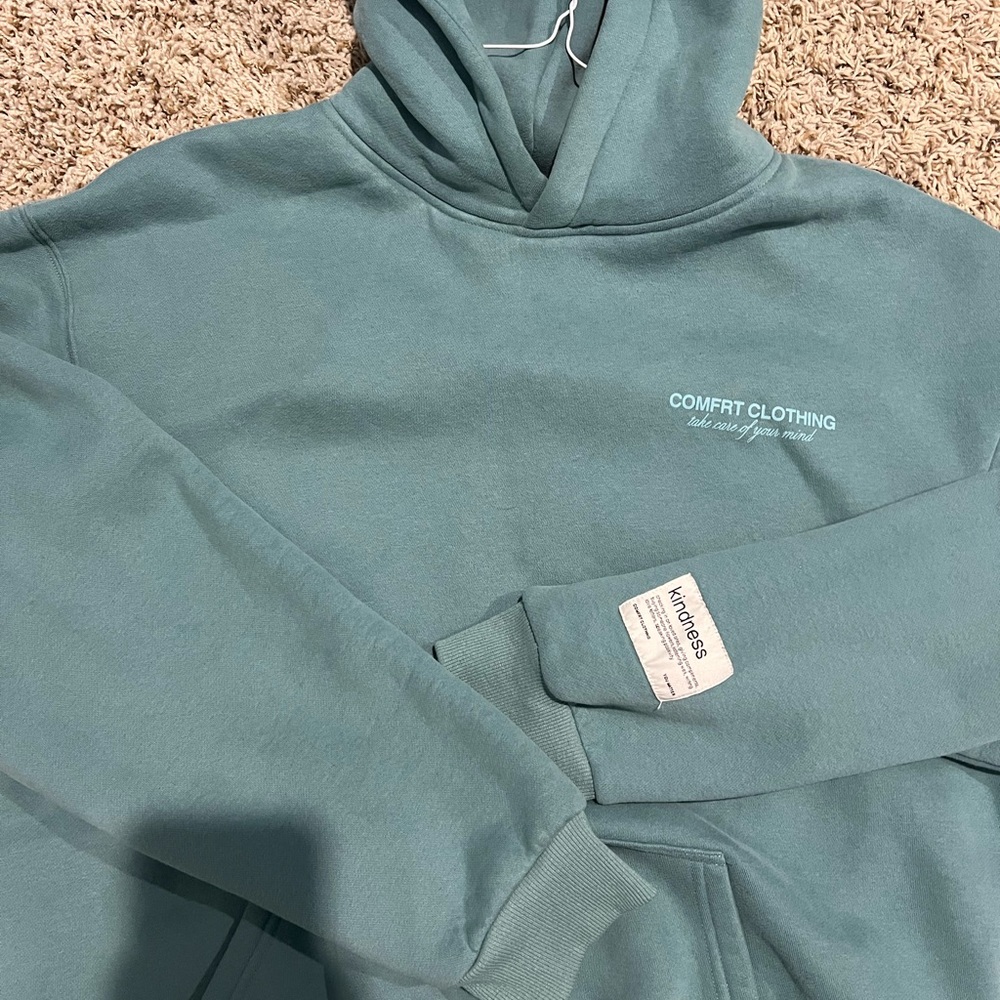Comfort Clothing Teal Hoodie
